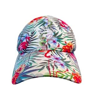 New Era TORONTO RAPTORS tropical/flamingo print cap- tuck strap with buckle